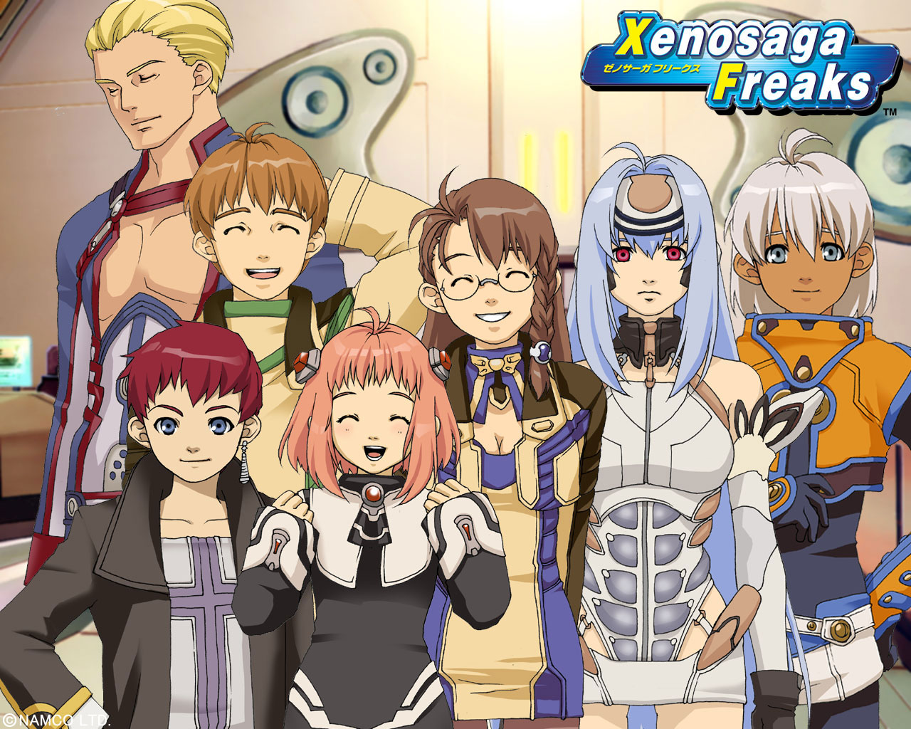 kos-mos, momo_(xenosaga), shion_uzuki, xenosaga