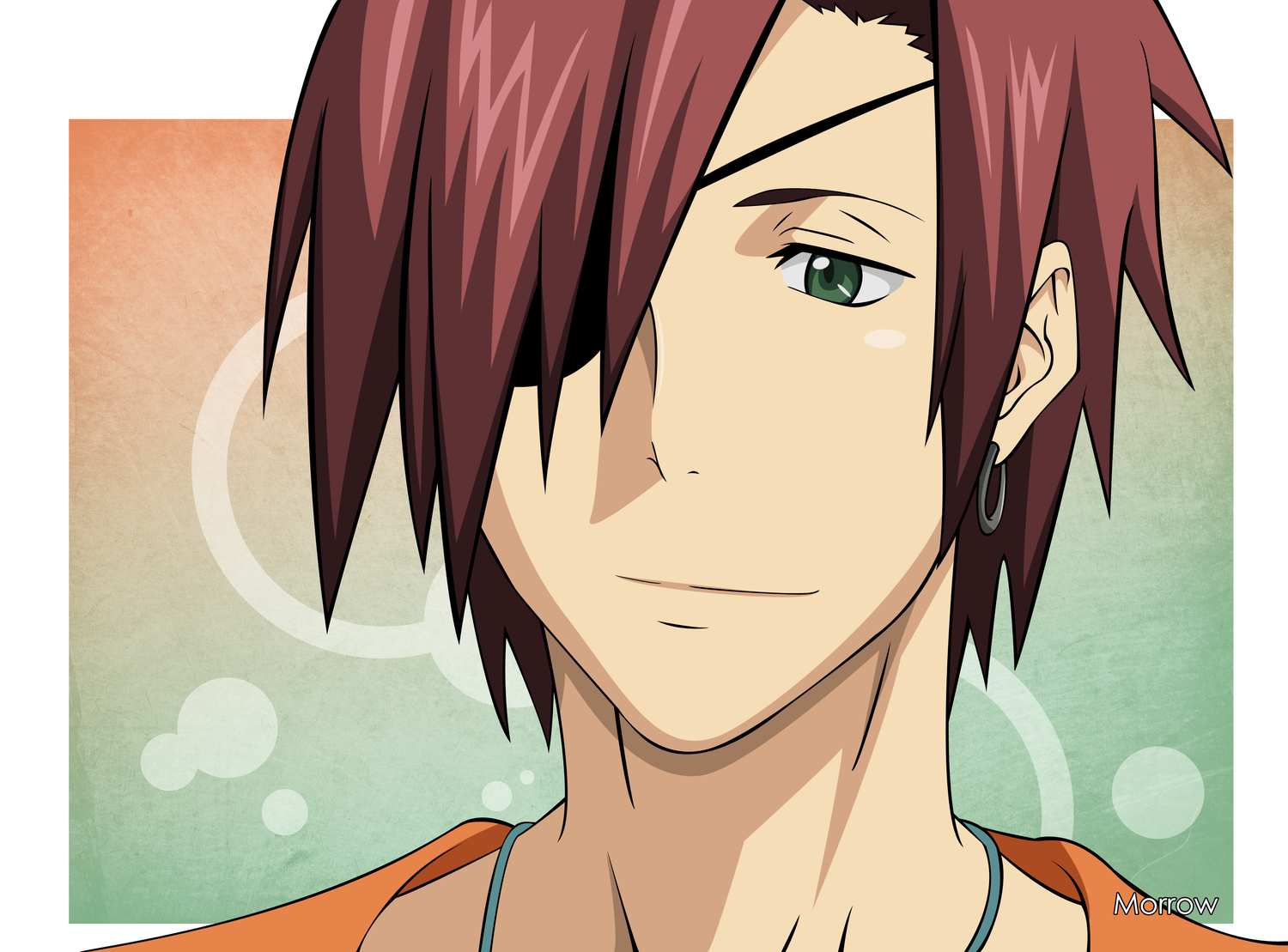 d.gray-man, hitodama, lavi, morrow_(artist), vector