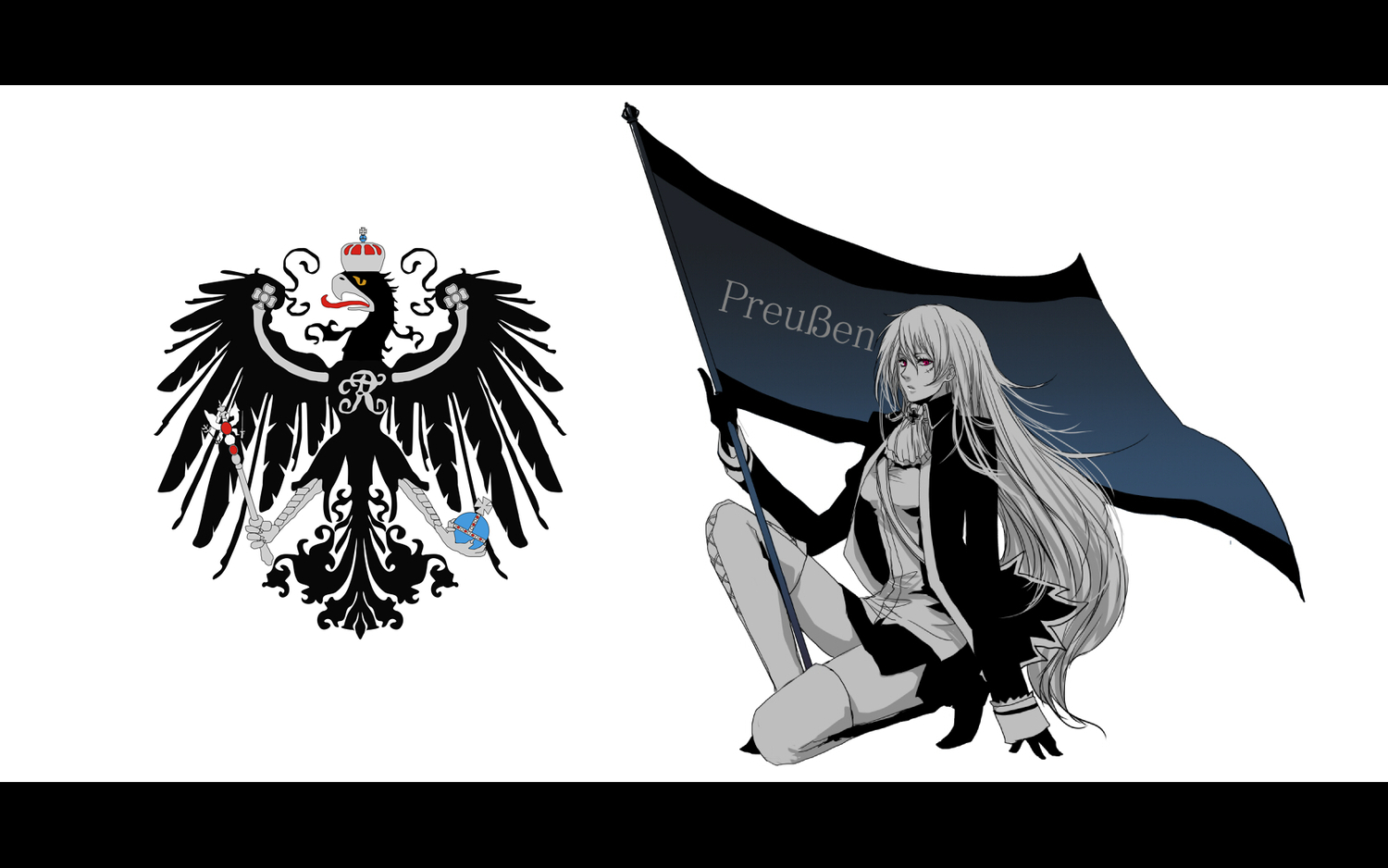 anthropomorphism, axis_powers_hetalia, genderswap, polychromatic, prussia_(hetalia)