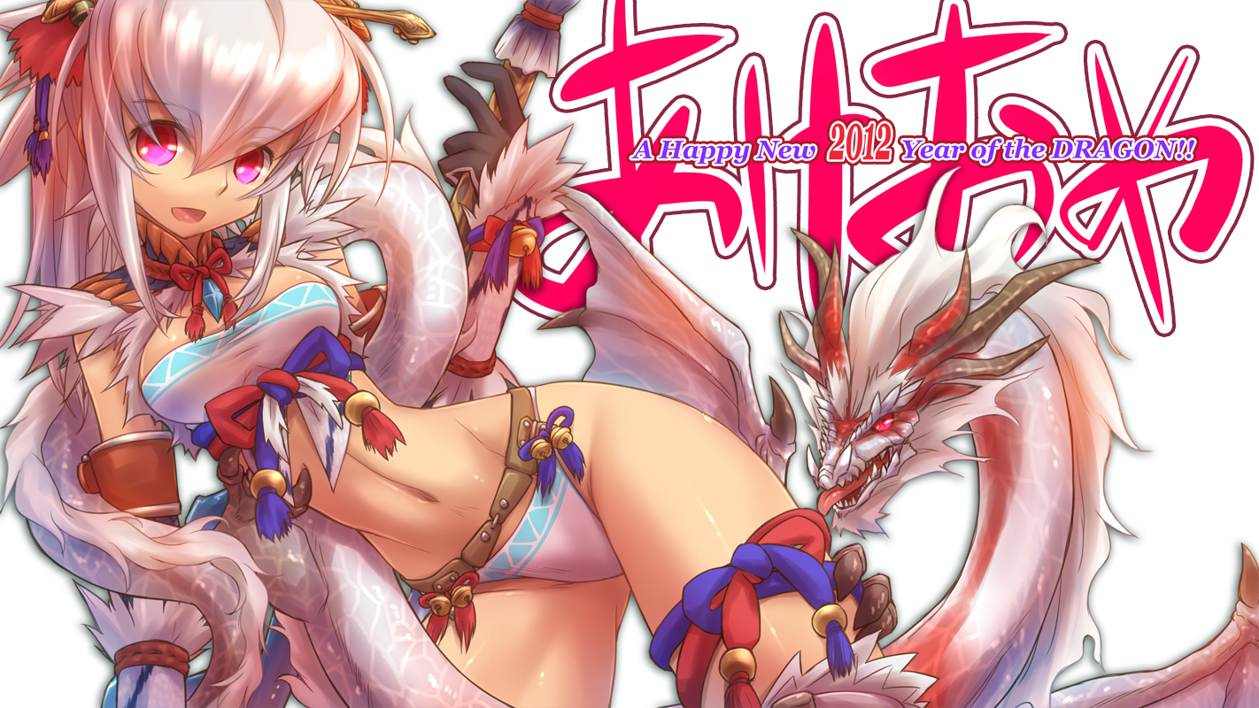 dragon, kirin_(armor), monster_hunter, panties, pink_eyes, tsukigami_chronica, underwear, white