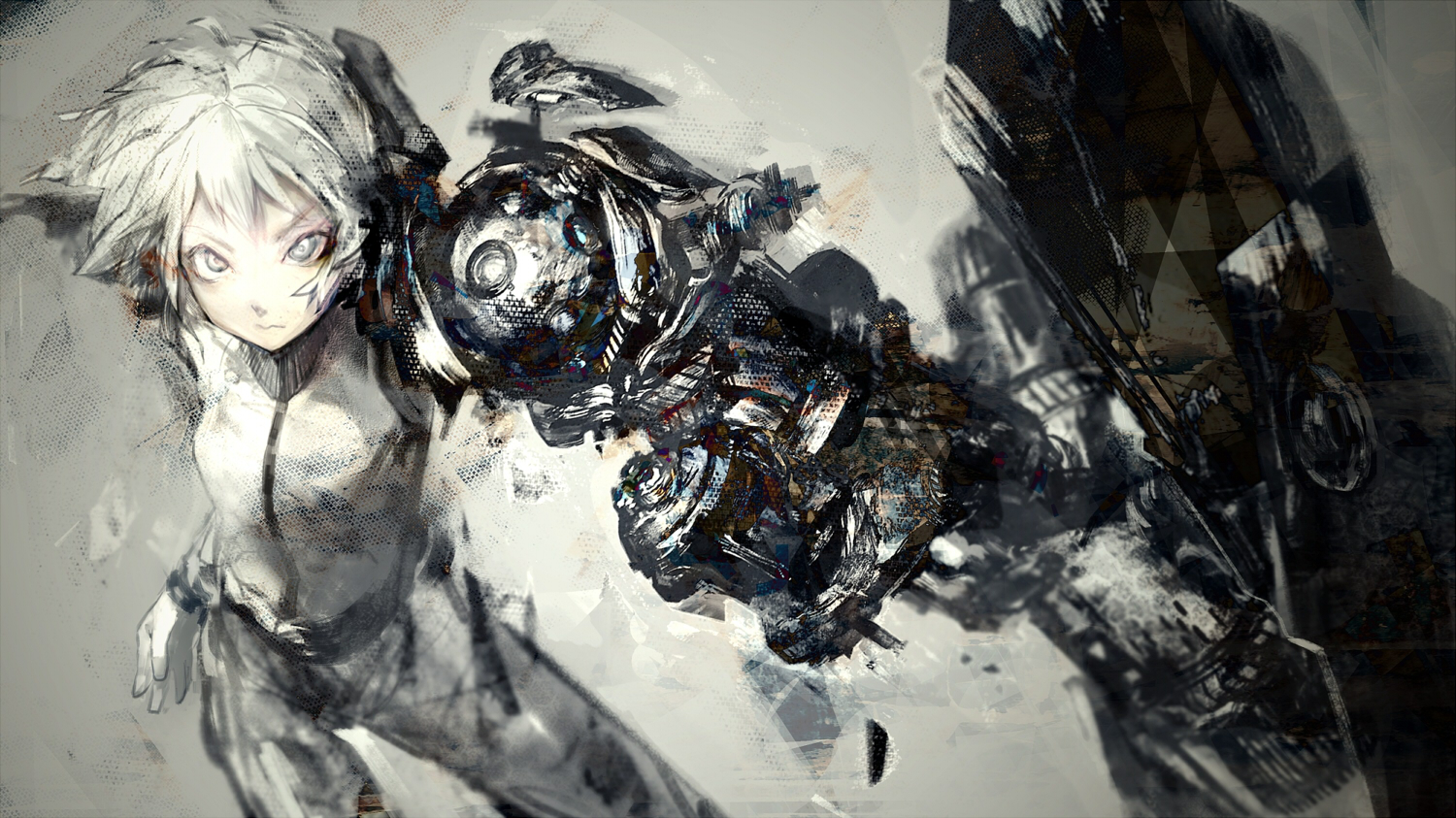 gray_hair, mechagirl, original, polychromatic, sugimoto_gang