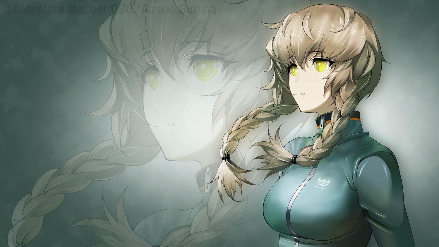 amane_suzuha, blue, braids, brown_hair, steins;gate, zoom_layer