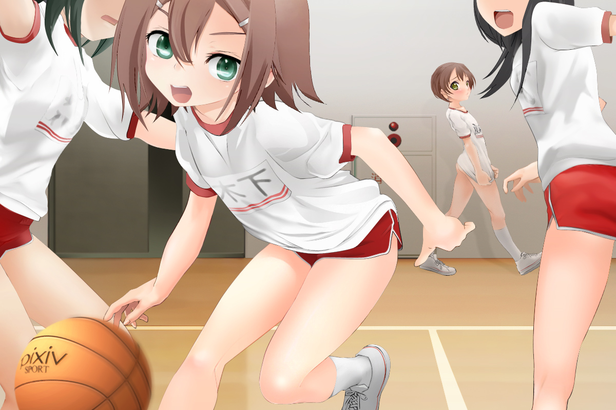 baka_to_test_to_shoukanjuu, gym_uniform, kinoshita_hideyoshi, male, original, otoko_no_ko, yuki18r