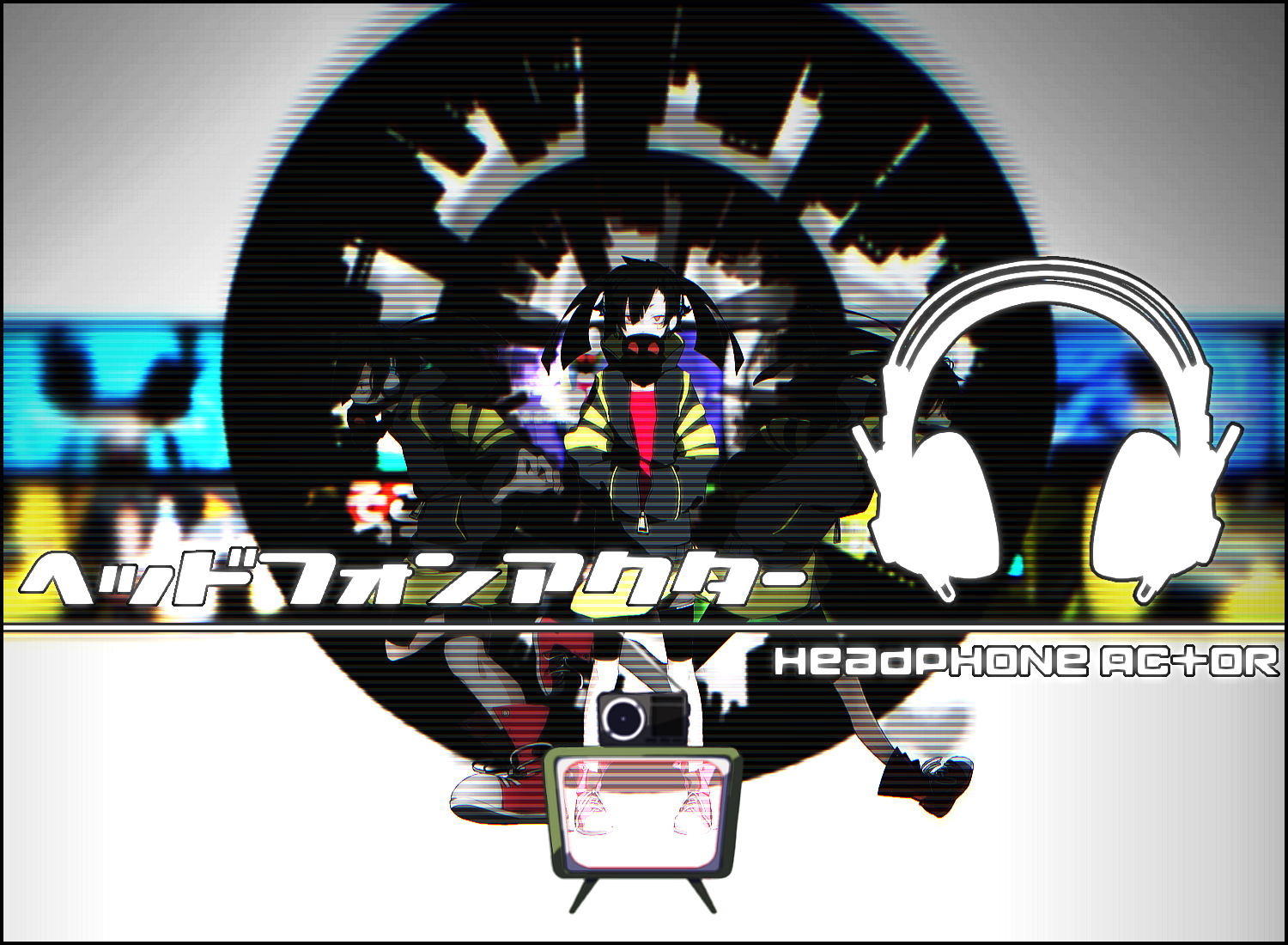 camera, enomoto_takane, headphone_actor_(vocaloid), headphones, kagerou_project, shizu_(9394marimo), vocaloid