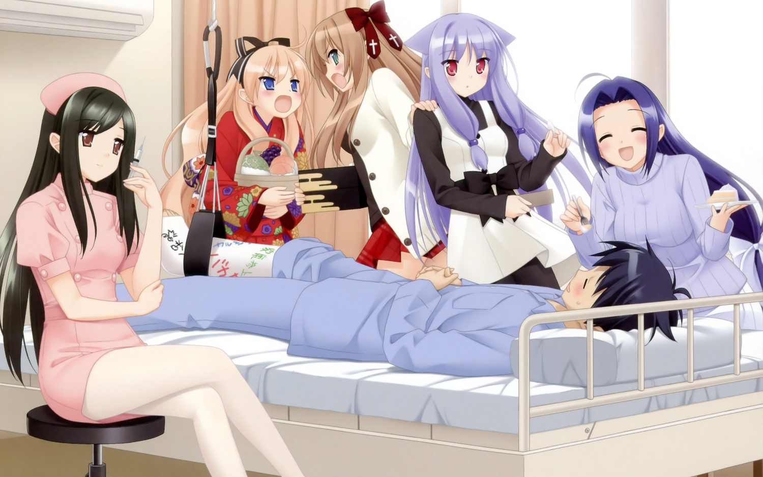 chikumaen_kaho, kiriya_nozomi, mayoi_neko_overrun!, serizawa_fumino, tsuzuki_otome, umenomori_chise