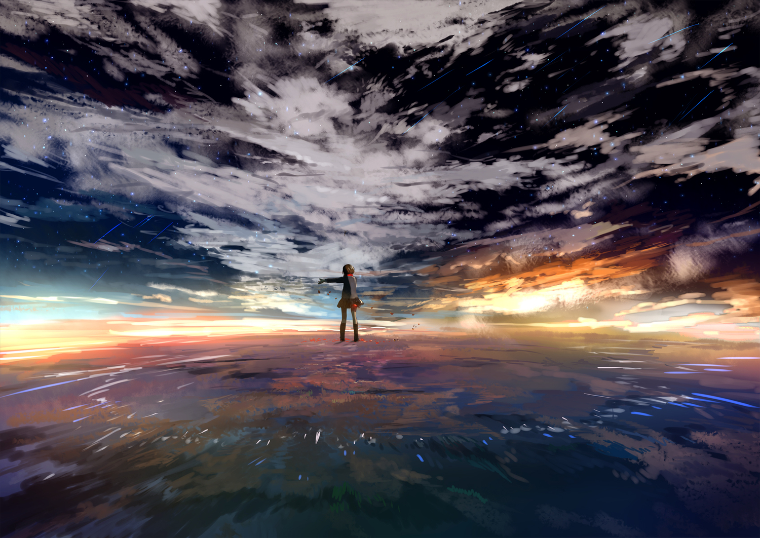 clouds, original, sky, tagme, ume_(plumblossom)