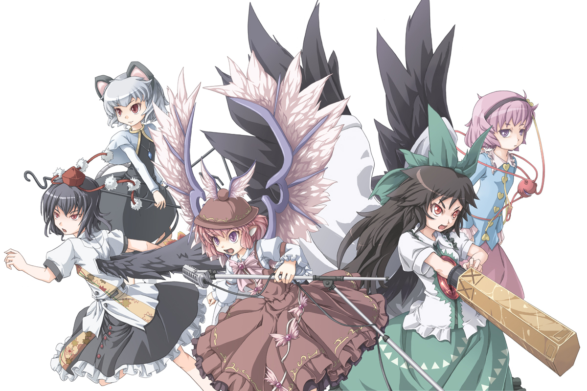 animal_ears, bow, cape, hat, komeiji_satori, marujin, microphone, mousegirl