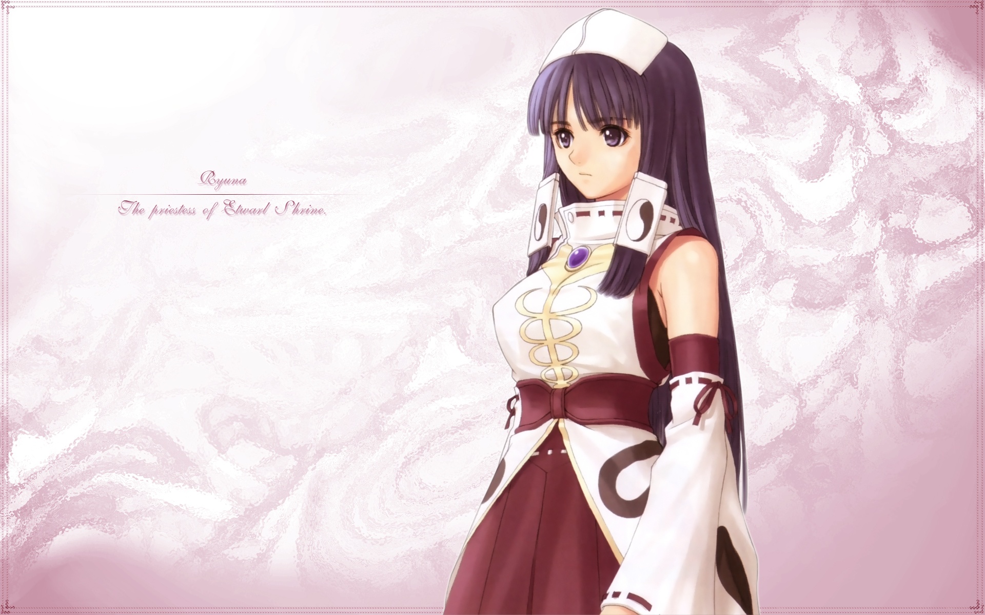 black_hair, purple_eyes, ryuna, sakura_taisen, shining_tears, shining_wind, taka_tony