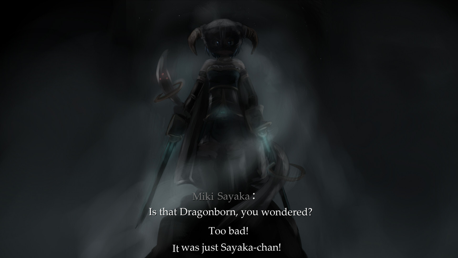 blue_hair, cape, gloves, hangaku, horns, kyuubee, mahou_shoujo_madoka_magica, miki_sayaka, the_elder_scrolls