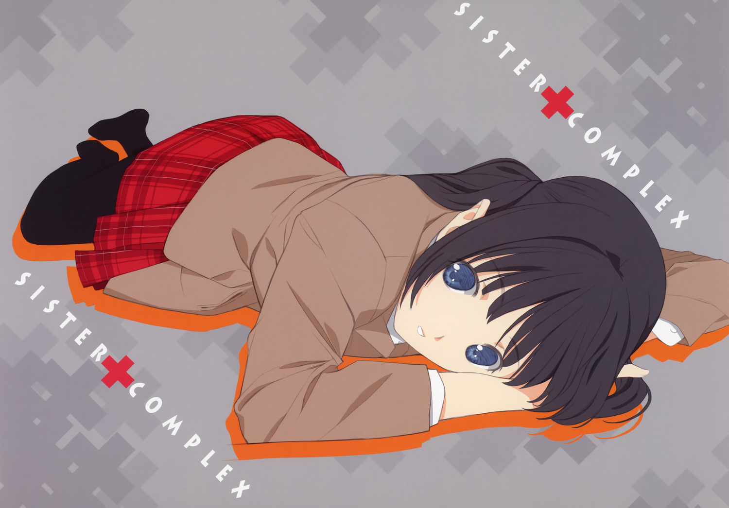 black_hair, mibu_natsuki, pantyhose, school_uniform