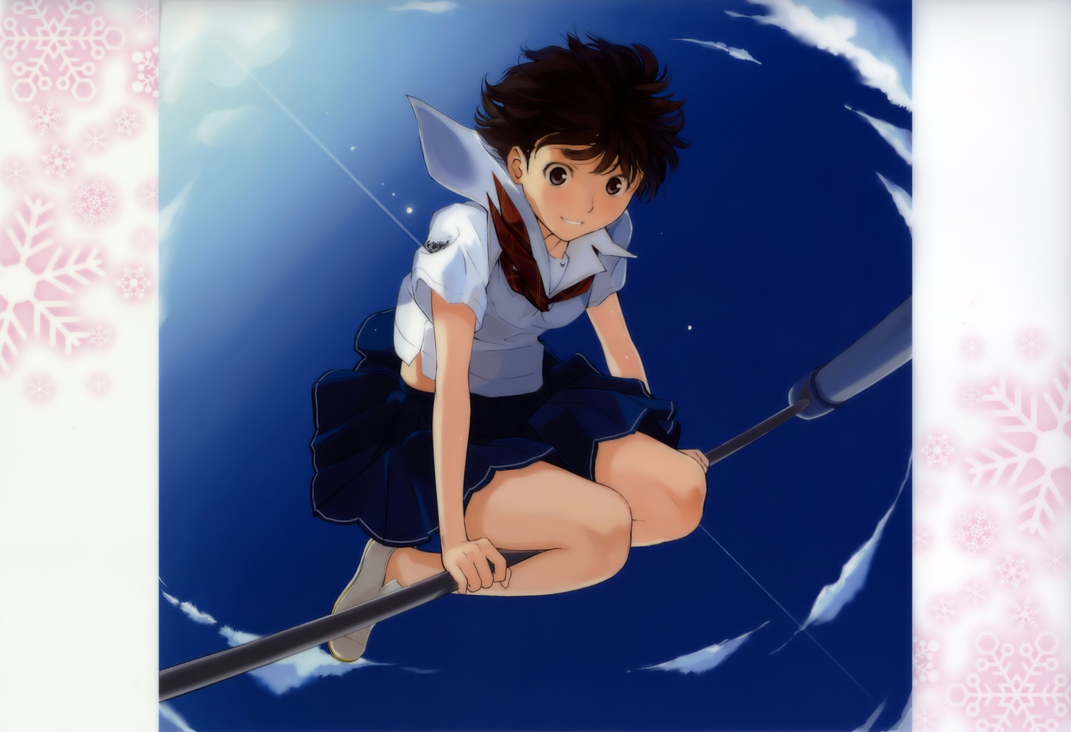 kimikiss, satonaka_narumi, school_uniform, short_hair, takayama_kisai