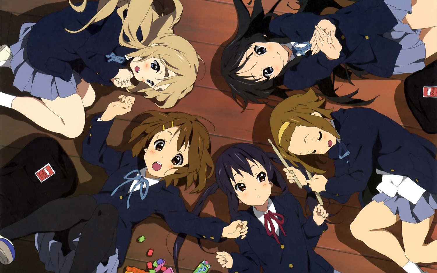 akiyama_mio, hirasawa_yui, k-on!, kotobuki_tsumugi, nakano_azusa, nishiya_futoshi, tainaka_ritsu