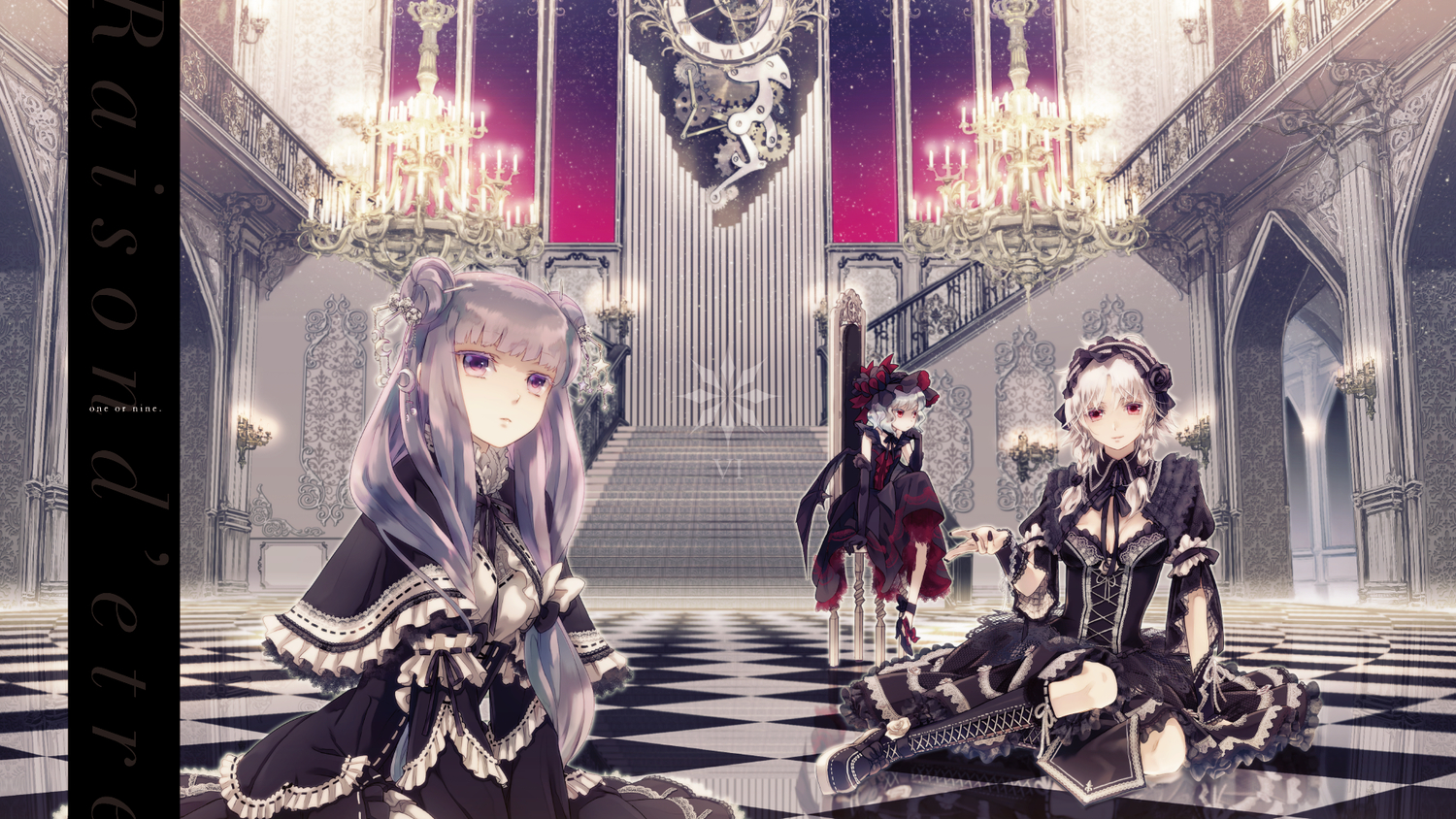 goth-loli, izayoi_sakuya, lolita_fashion, miyuki_ruria, patchouli_knowledge, remilia_scarlet, touhou, vampire