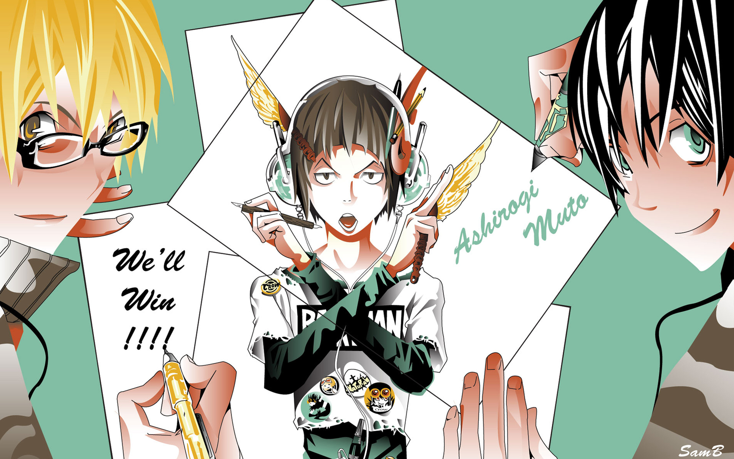 bakuman, mashiro_moritaka, niizuma_eiji, takagi_akito