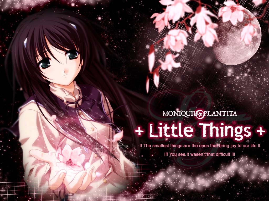 black_hair, flowers, green_eyes, memories_off, misasagi_inori