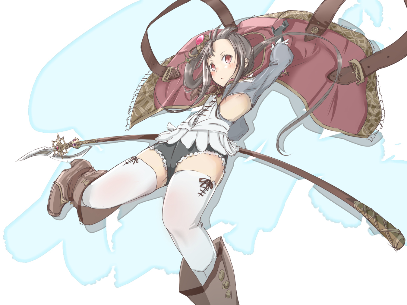 hope_yakisoba, tagme, thighhighs, weapon