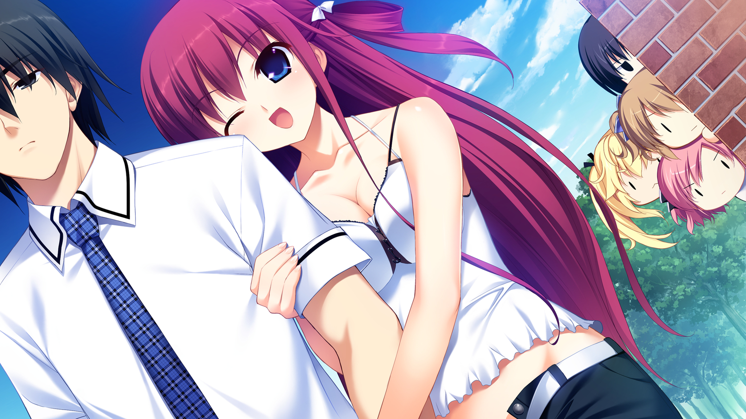 clouds, fumio, game_cg, grisaia_no_kajitsu, grisaia_no_meikyu, irisu_makina, kazami_yuuji, komine_sachi
