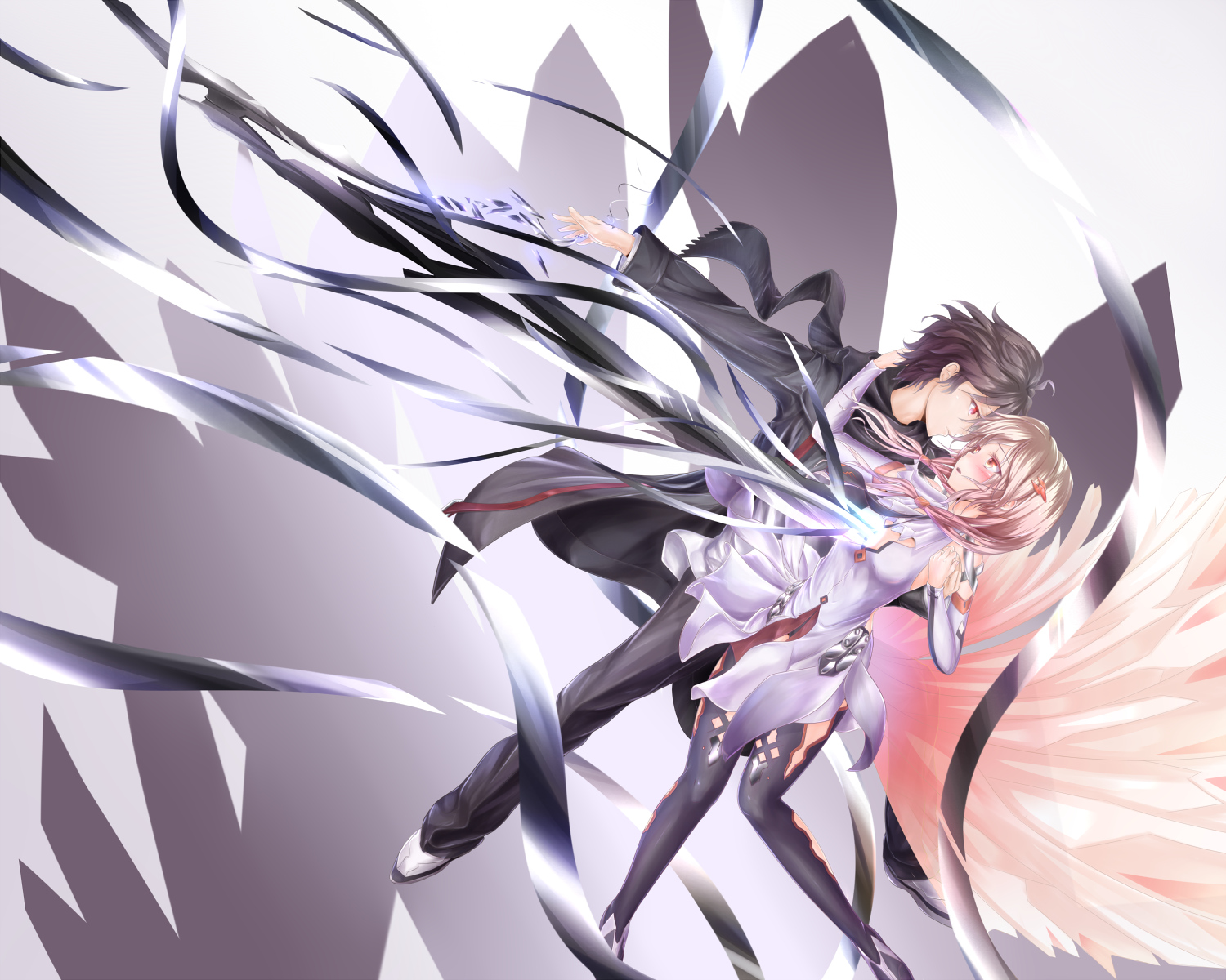 guilty_crown, male, ouma_shu, wingheart, yuzuriha_inori