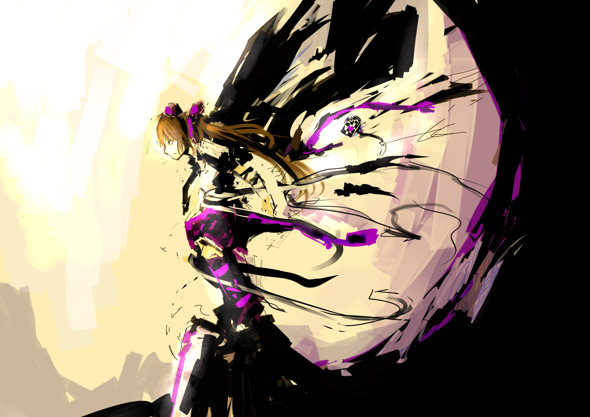 31_violence, brown_hair, hat, himekaidou_hatate, phone, red_eyes, skirt, touhou