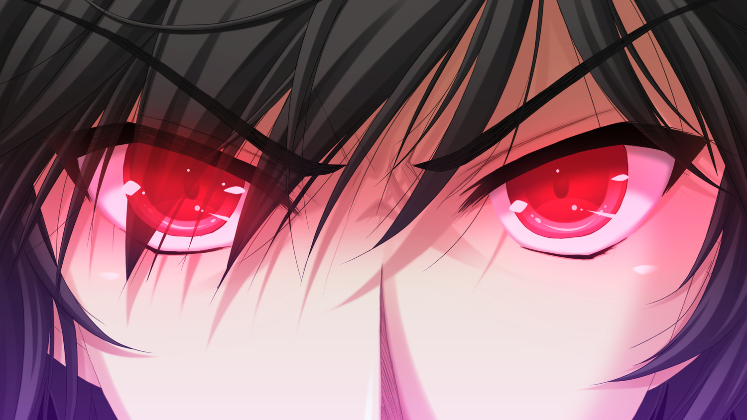asayama_rui, black_hair, close, game_cg, makita_maki, red_eyes, shinigami_no_testament