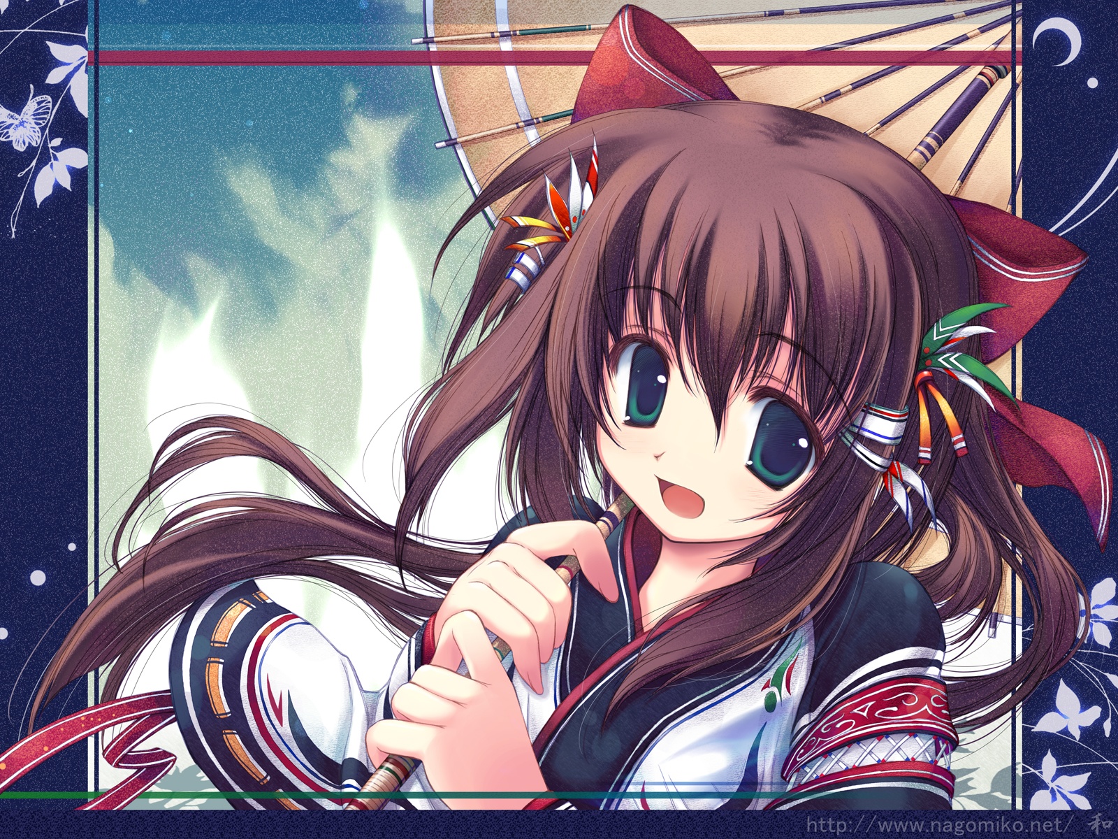 nagomi, tenmu_shinryuusai, umbrella