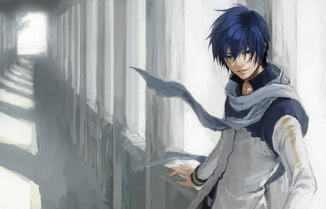all_male, kaito, male, scarf, vocaloid, yamakawa_umi