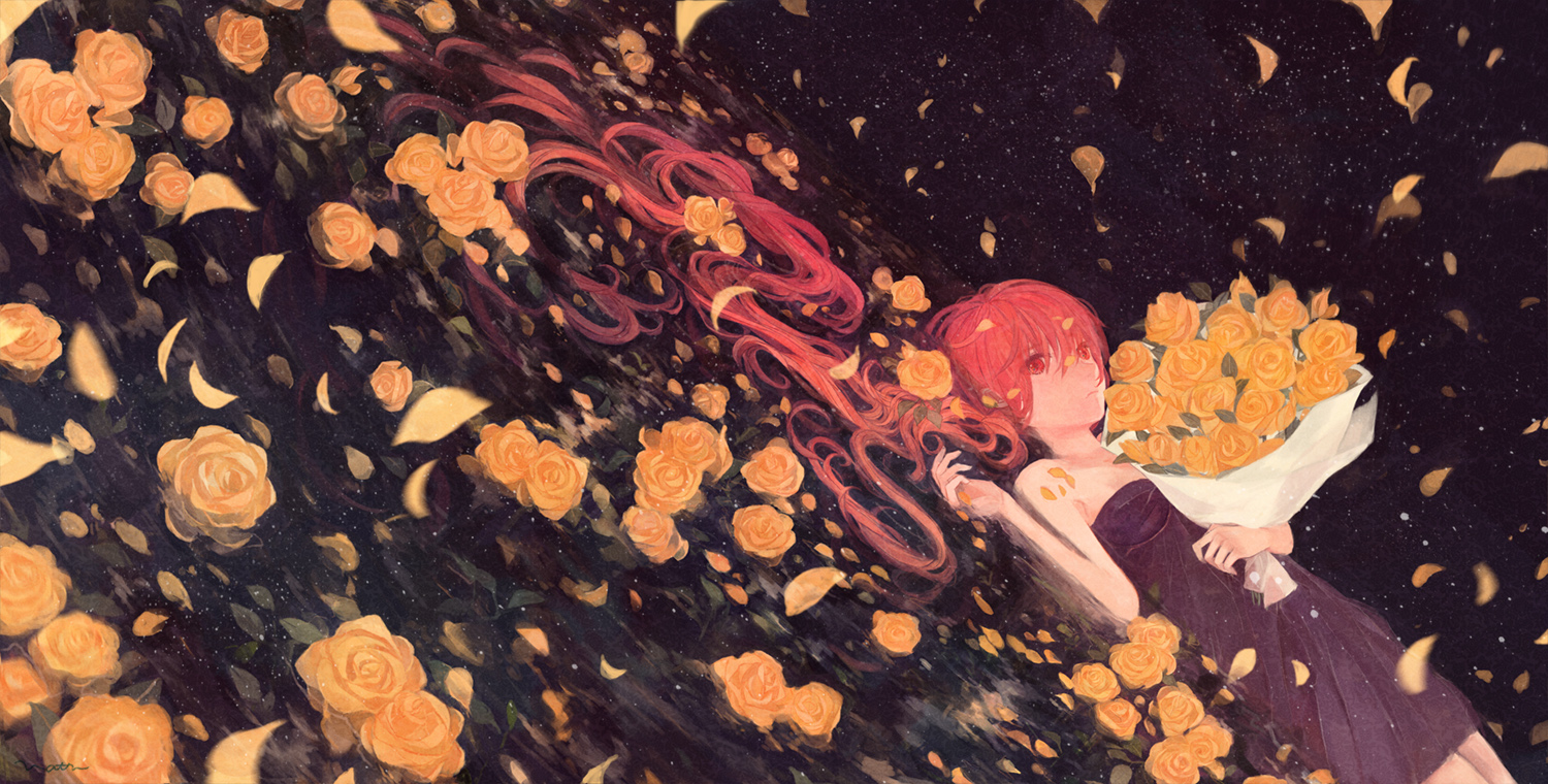 flowers, gabaisuito-n, vocaloid