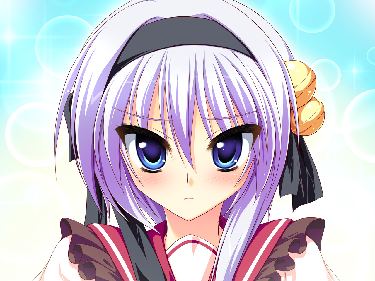 blue_eyes, feng, game_cg, hinata_ibuki, hoshizora_e_kakaru_hashi, purple_hair, short_hair