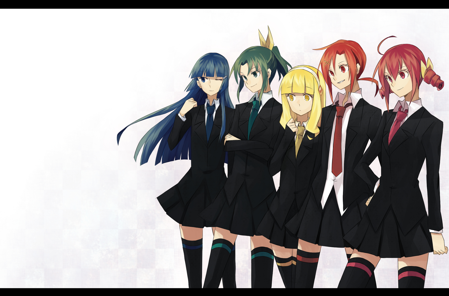 aoki_reika, hino_akane, hoshizora_miyuki, kise_yayoi, midorikawa_nao, precure, school_uniform, smile_precure!