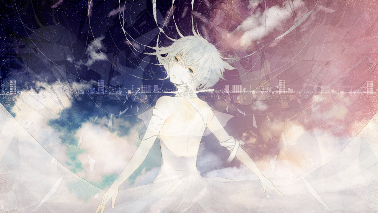 bandage, hatsune_miku, original, penchop, vocaloid