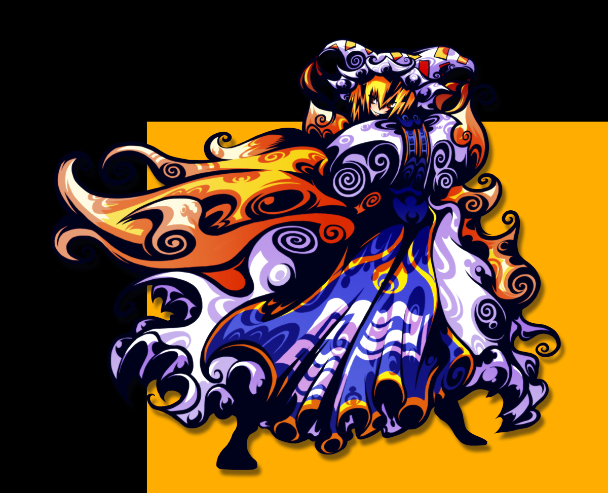 animal_ears, blonde_hair, foxgirl, hat, ichikai, tail, touhou, yakumo_ran