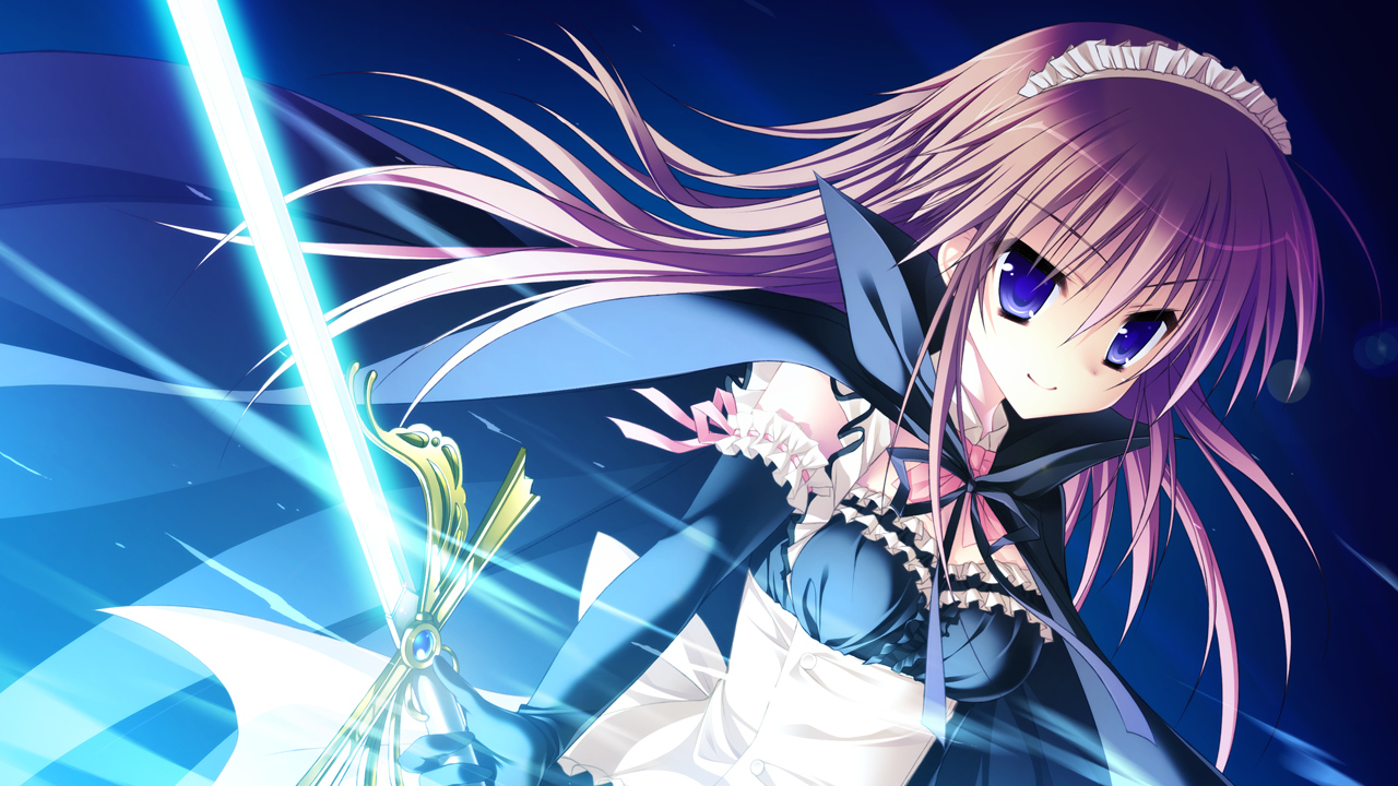 bow, brown_hair, cape, dress, elbow_gloves, game_cg, gloves, hatsuyuki_sakura