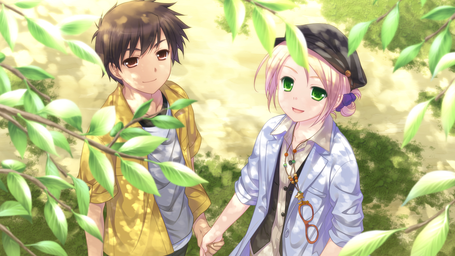 &_sora_no_mukou_de_sakimasu_you_ni, akatsuki-works, game_cg, kanno_kou, saeki_hokuto, tsukasa_mahori