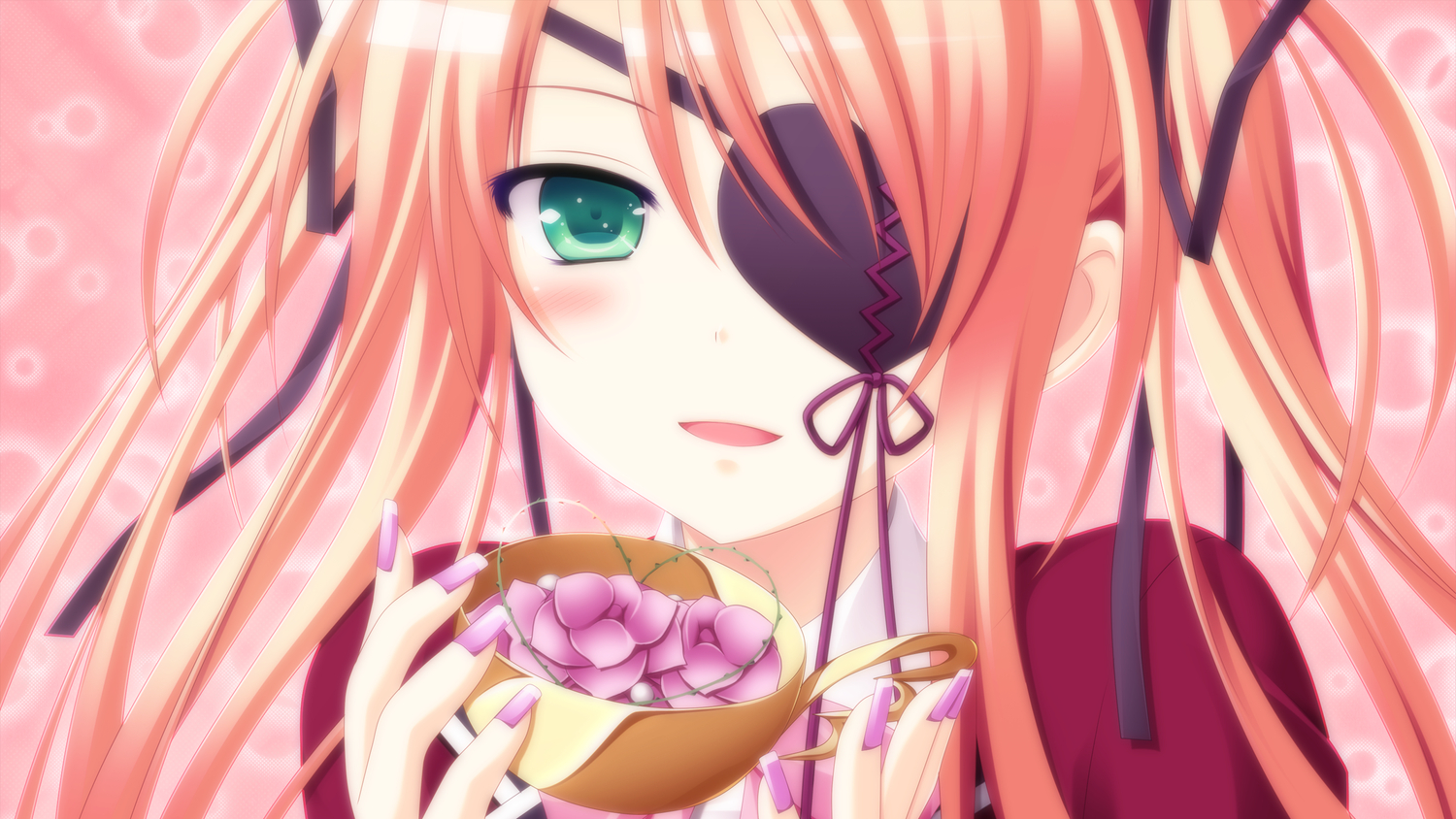 close, eyepatch, game_cg, irina_e_tolstaia, makita_maki, shinigami_no_testament