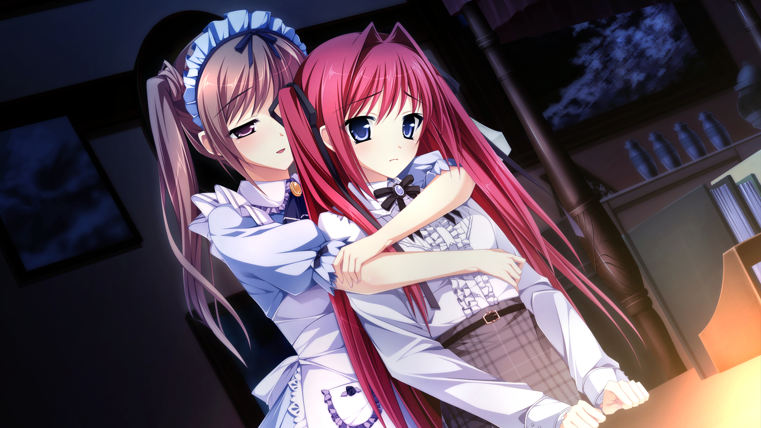 game_cg, kimishima_ao, miyama_mizuki, ootori_rena, otome_ga_tsumugu_koi_no_canvas