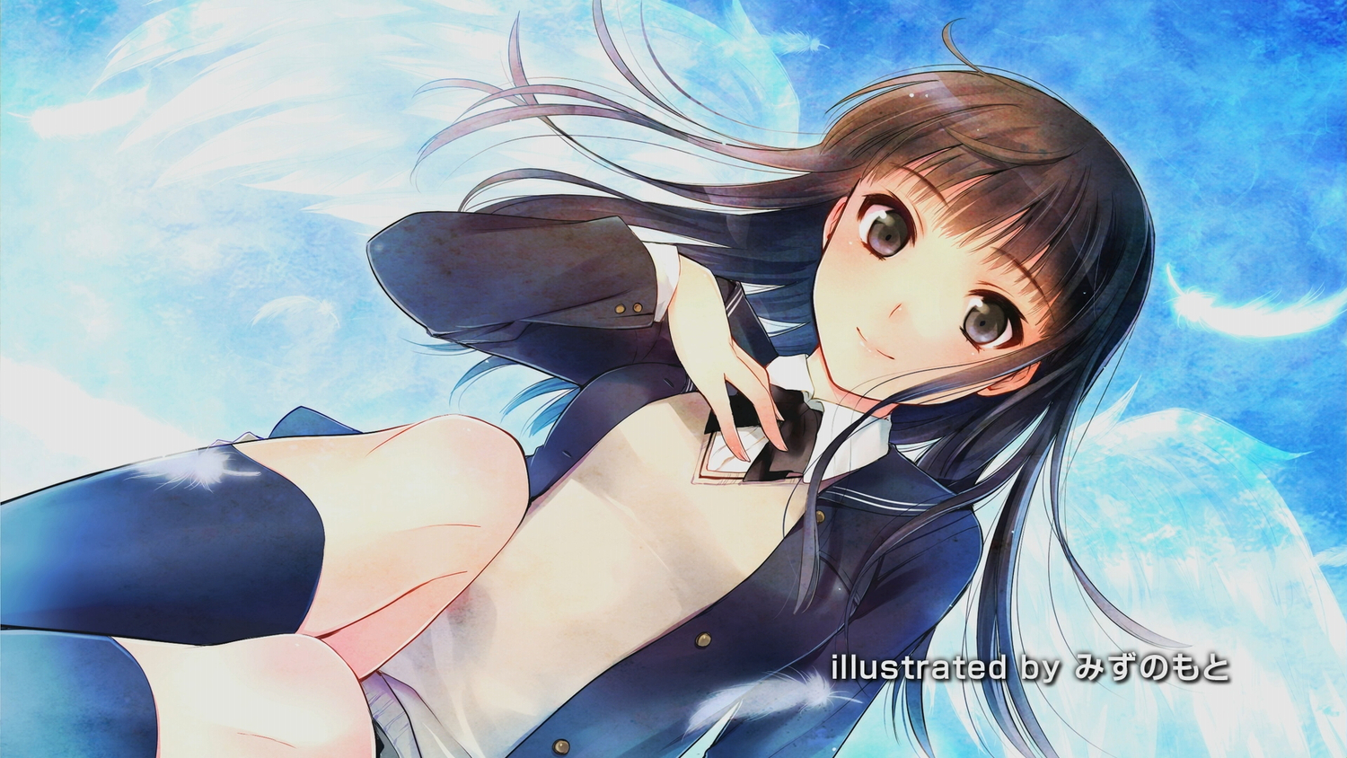 amagami, ayatsuji_tsukasa, black_hair, long_hair, mizunomoto, school_uniform