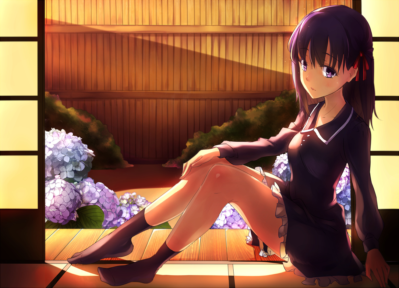 dress, fate_(series), fate/stay_night, fate/zero, matou_sakura, phantania, purple_eyes, purple_hair