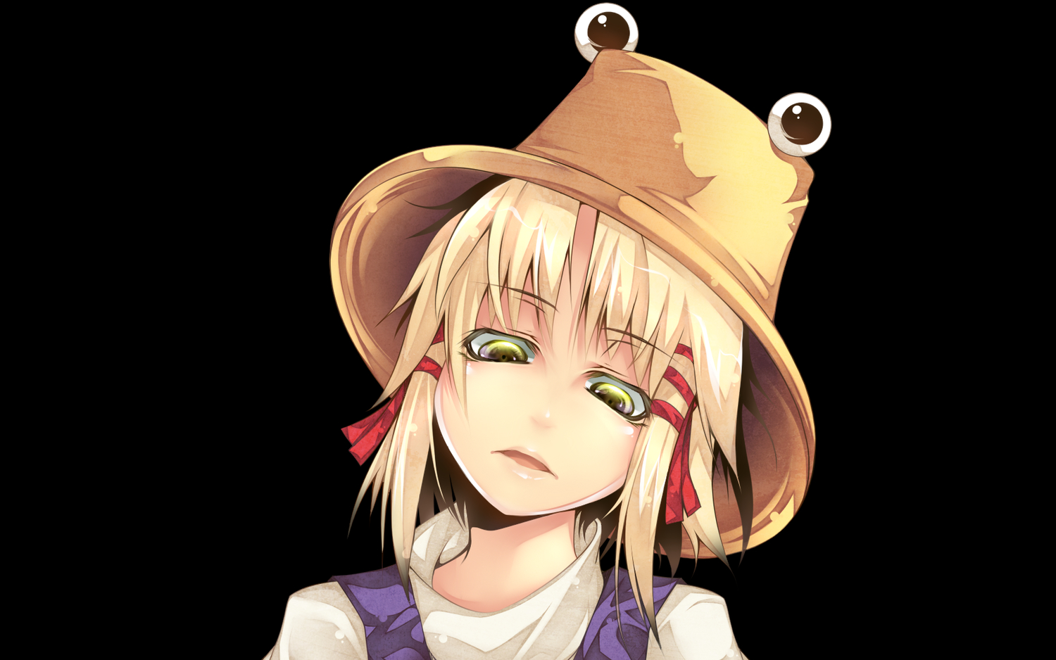 blonde_hair, hat, moriya_suwako, serizawa_mutsuki, touhou, transparent