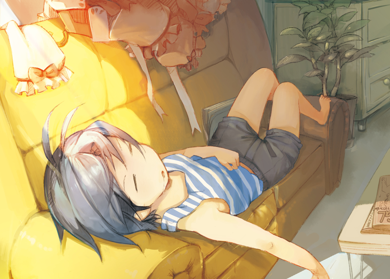 idolmaster, kikuchi_makoto, nerima, sleeping