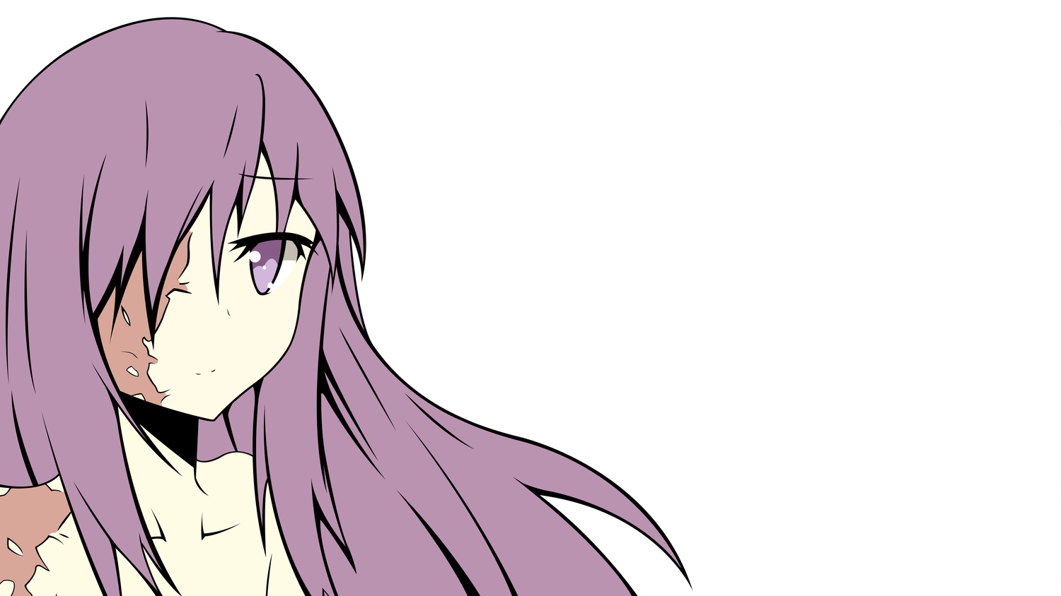 ikezawa_hanako, katawa_shoujo, purple_eyes, purple_hair, vector