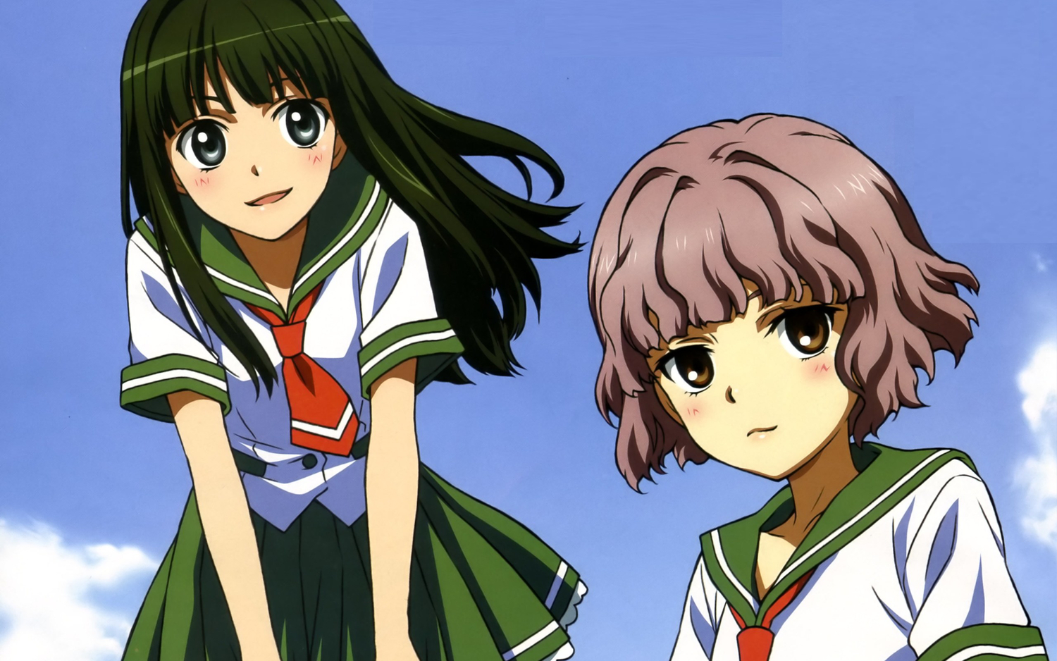 hanaki_yuka, natsuiro_kiseki, school_uniform, tamaki_rinko
