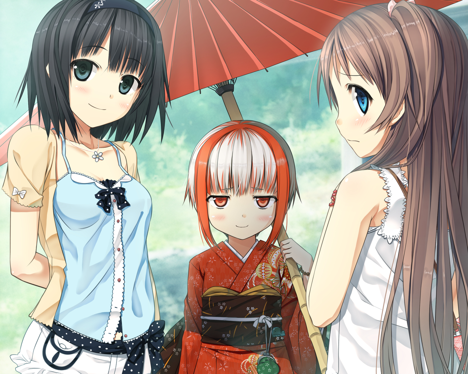 arishima_alice, blush, cropped, cura, game_cg, headband, japanese_clothes, loli