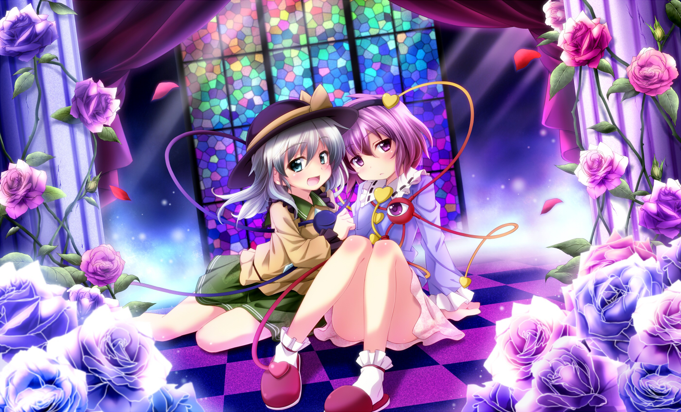 ayase_midori, komeiji_koishi, komeiji_satori, touhou