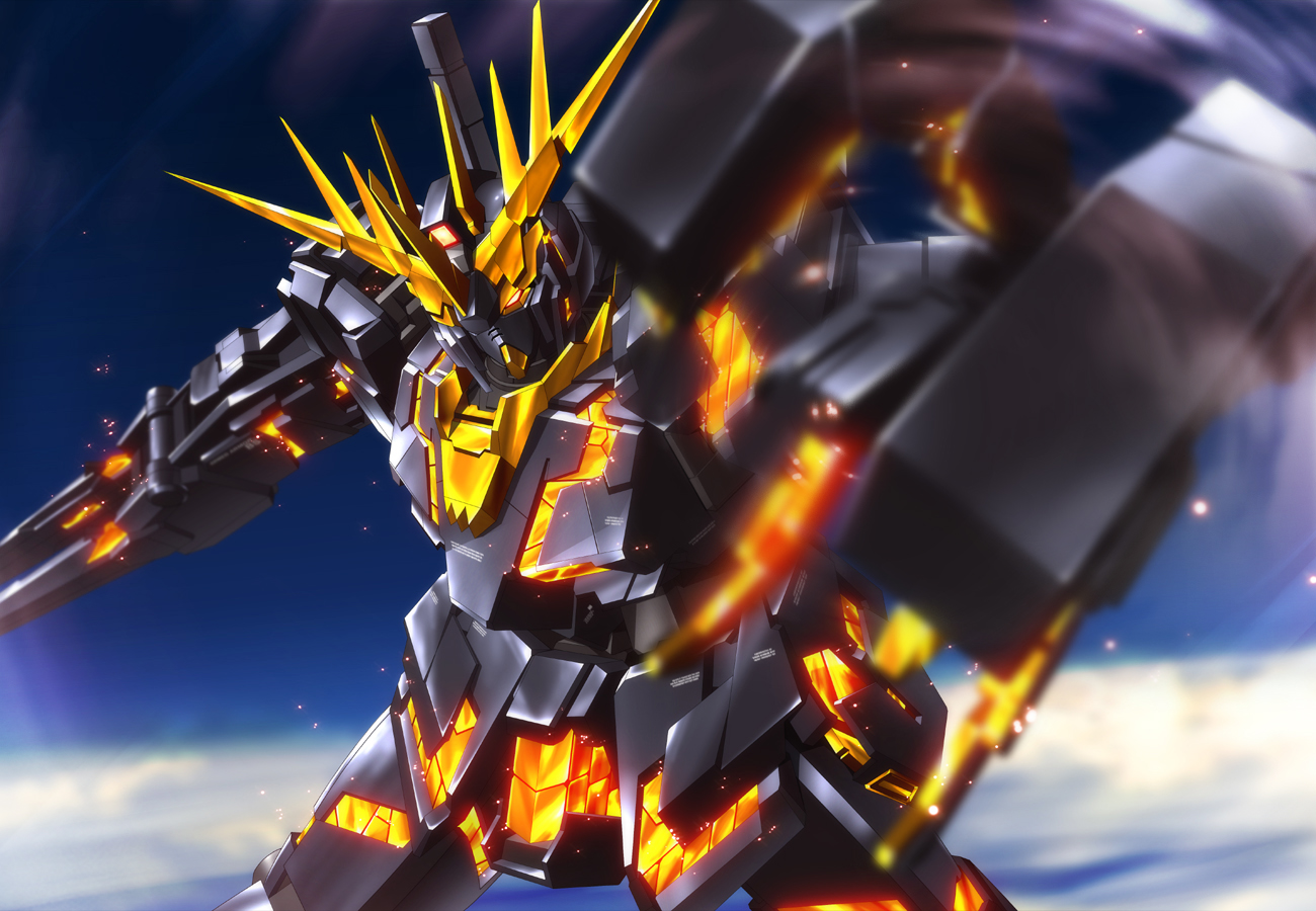 mecha, mobile_suit_gundam, mobile_suit_gundam_unicorn, unicorn_gundam_banshee, zb