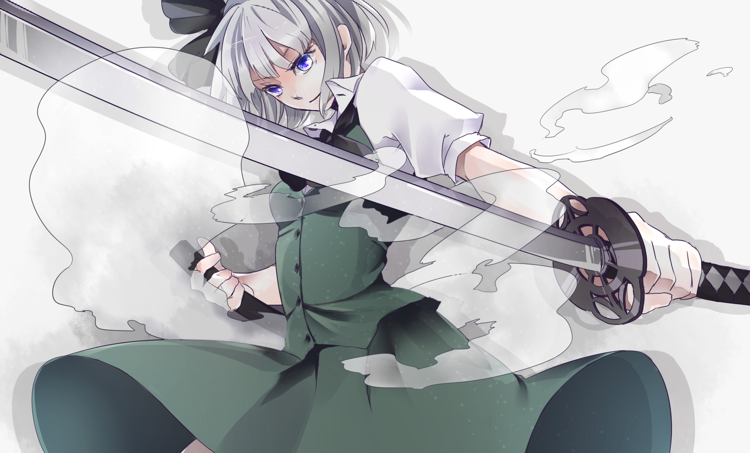 konpaku_youmu, myon, sofy, sword, touhou, weapon