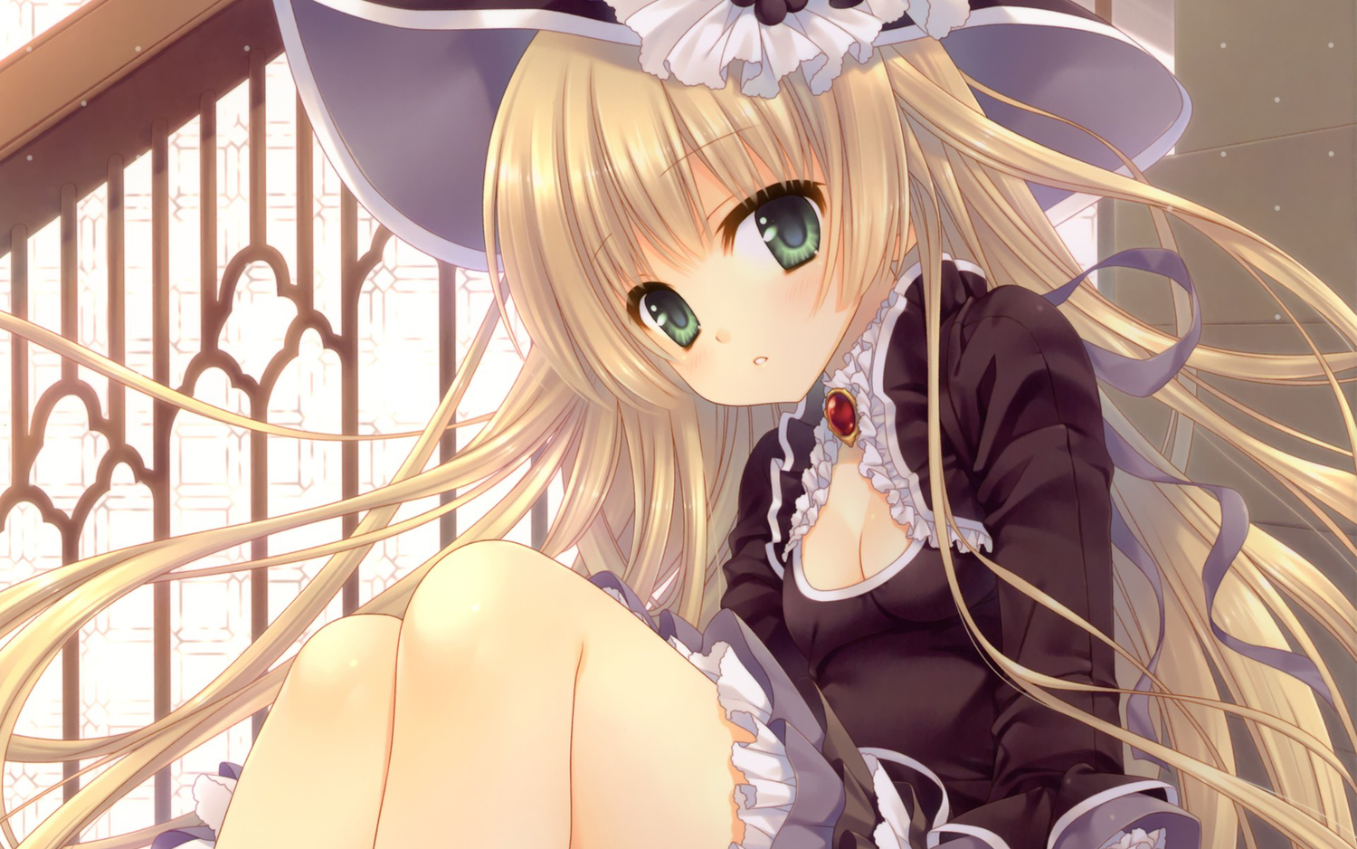 blonde_hair, cropped, gosick, green_eyes, tagme, tatekawa_mako, victorique_de_broix