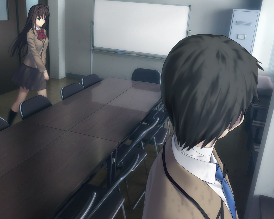 aozaki_aoko, game_cg, koyama_hirokazu, mahou_tsukai_no_yoru, school_uniform, shizuki_soujuurou
