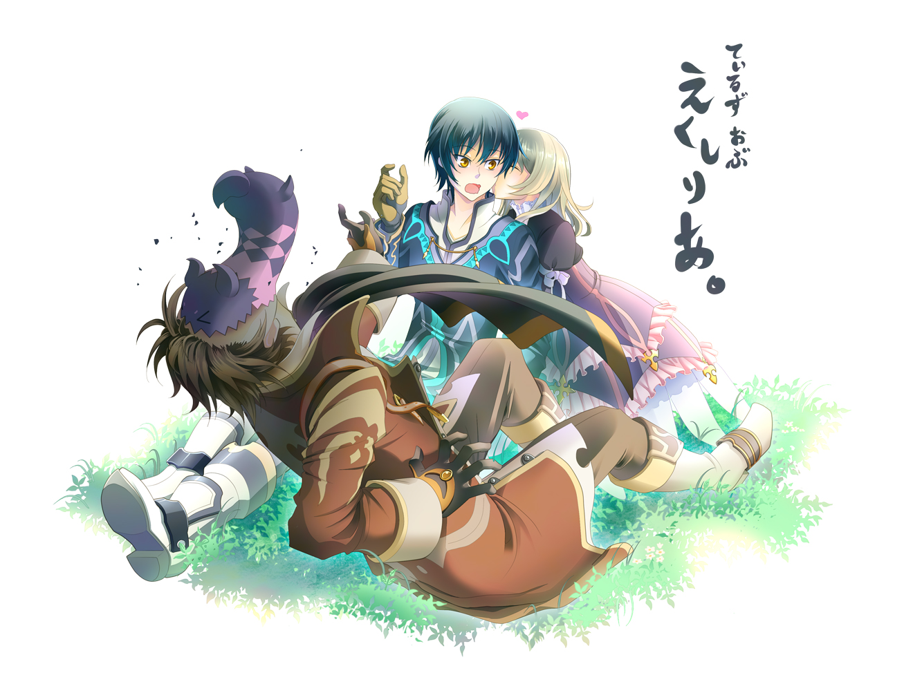 alvin, elise_lutas, jude_mathis, tales_of_xillia, tippo