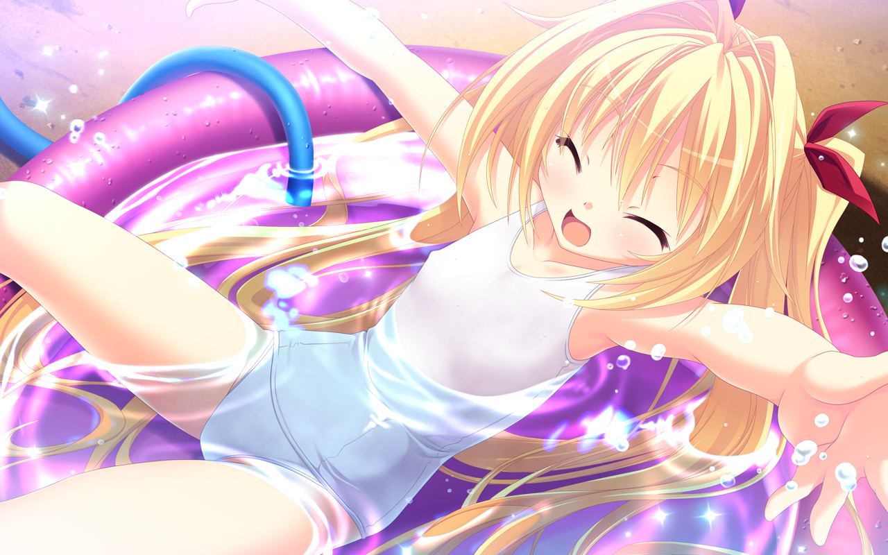 game_cg, kousaka_otohime, peassoft, pool, swimsuit, tagme_(artist), water, zutto_tsukushite_ageru_no!