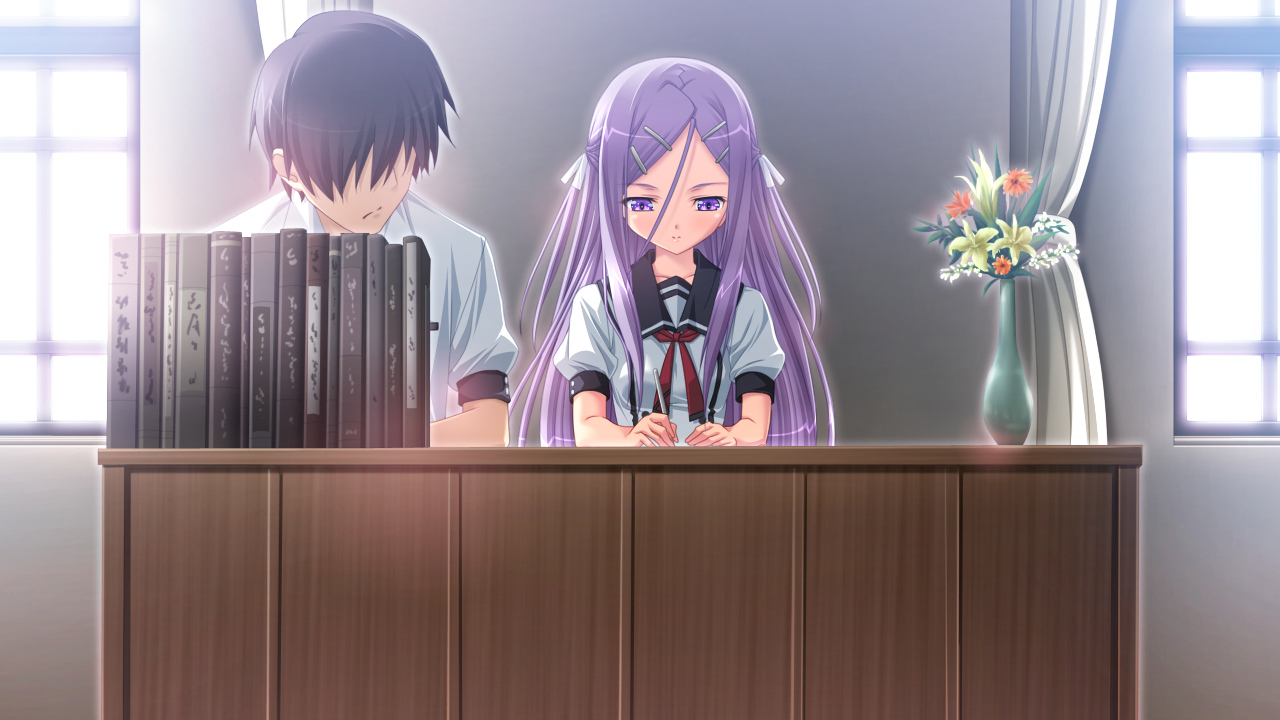 amou_mikage, game_cg, kikurage, purple_software, shiawase_kazokubu